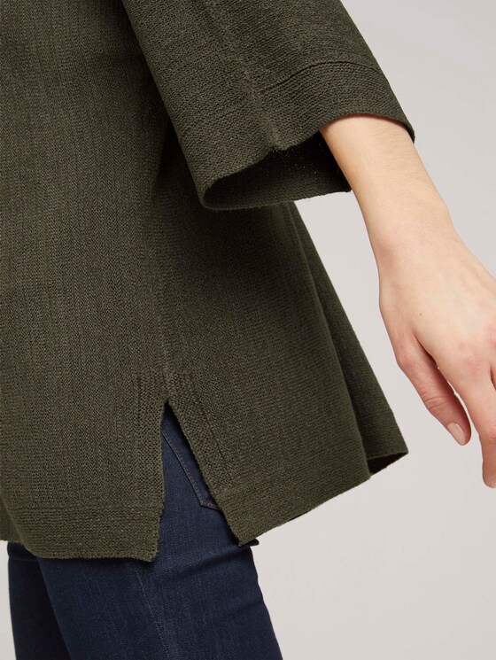 Cardigan mit weiten Ärmeln - Frauen - Grape Leaf Green Cardigan mit weiten Ärmeln - Frauen - Grape Leaf Green - 9 - TOM TAILOR