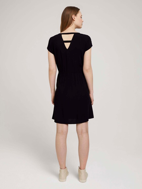 Minikleid mit LENZING™ ECOVERO™ - Frauen - deep black Minikleid mit LENZING™ ECOVERO™ - Frauen - deep black - 2 - TOM TAILOR Denim