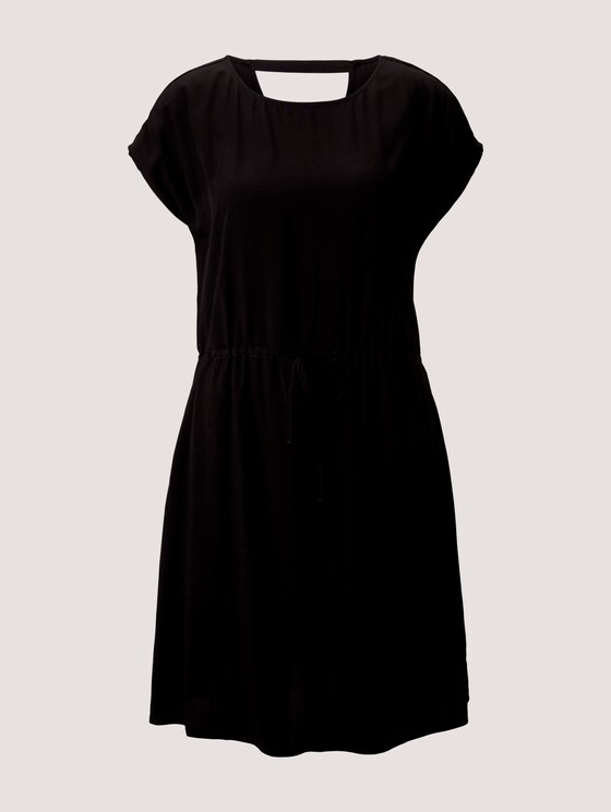 Minikleid mit LENZING™ ECOVERO™ - Frauen - deep black Minikleid mit LENZING™ ECOVERO™ - Frauen - deep black - 7 - TOM TAILOR Denim
