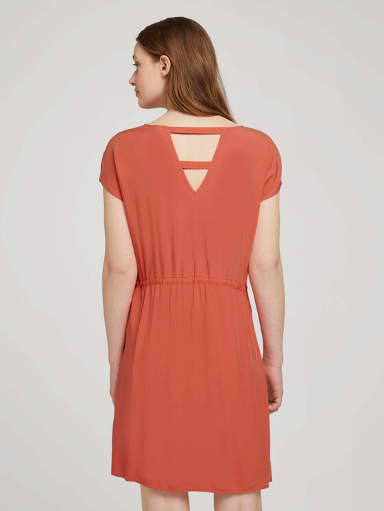 Minikleid mit LENZING™ ECOVERO™ - Frauen - sundown coral Minikleid mit LENZING™ ECOVERO™ - Frauen - sundown coral - 2 - TOM TAILOR Denim
