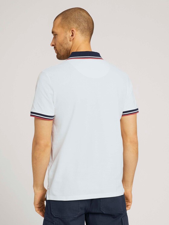 Poloshirt mit Print - Männer - Off White Poloshirt mit Print - Männer - Off White - 2 - TOM TAILOR