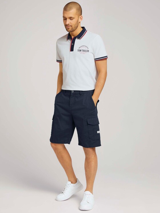 Poloshirt mit Print - Männer - Off White Poloshirt mit Print - Männer - Off White - 3 - TOM TAILOR
