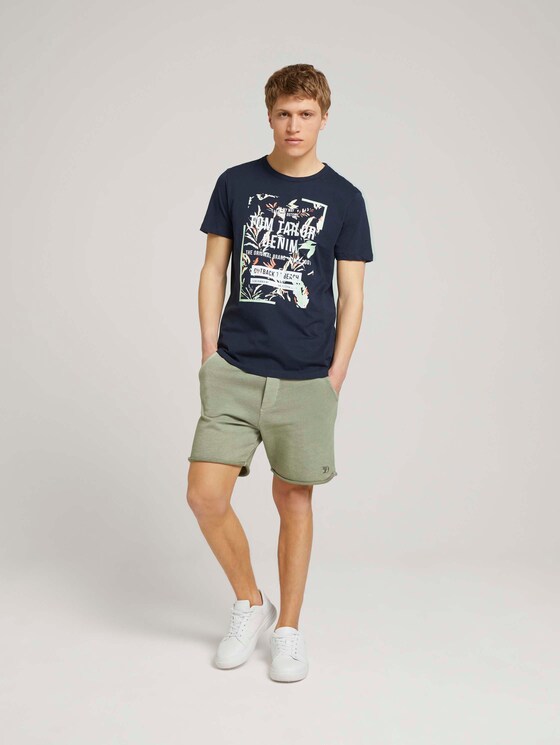 Print T-Shirt mit Bio-Baumwolle - Männer - Sky Captain Blue Print T-Shirt mit Bio-Baumwolle - Männer - Sky Captain Blue - 3 - TOM TAILOR Denim