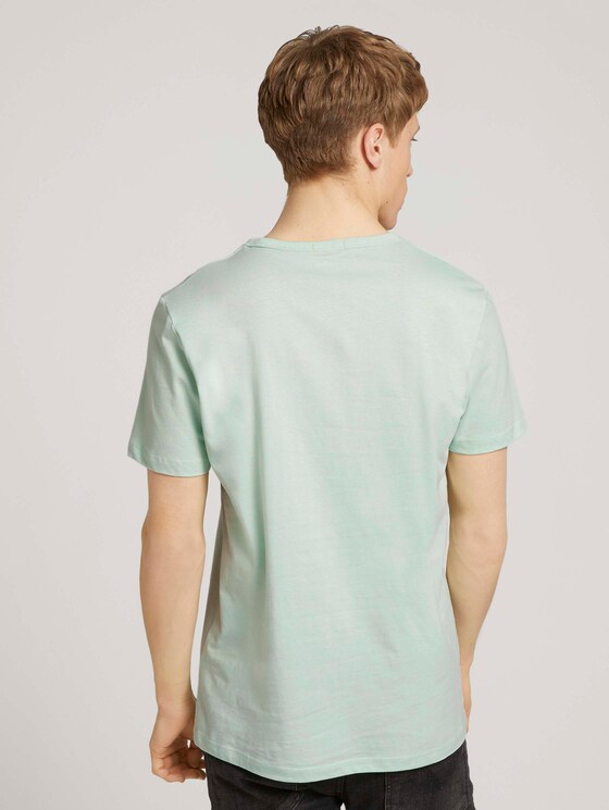 Print T-Shirt mit Bio-Baumwolle - Männer - smooth green Print T-Shirt mit Bio-Baumwolle - Männer - smooth green - 2 - TOM TAILOR Denim