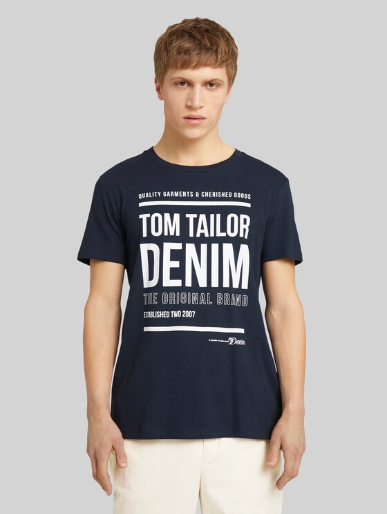 T-shirt with a print by Tom Tailor