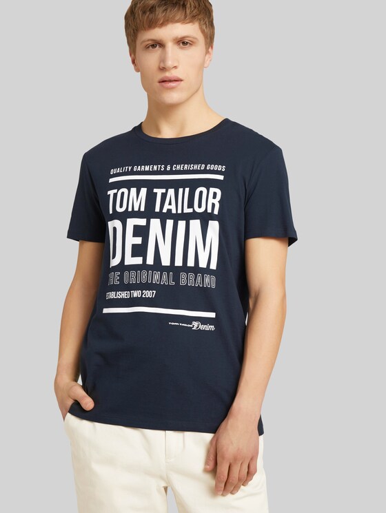 T-shirt with a print by Tom Tailor