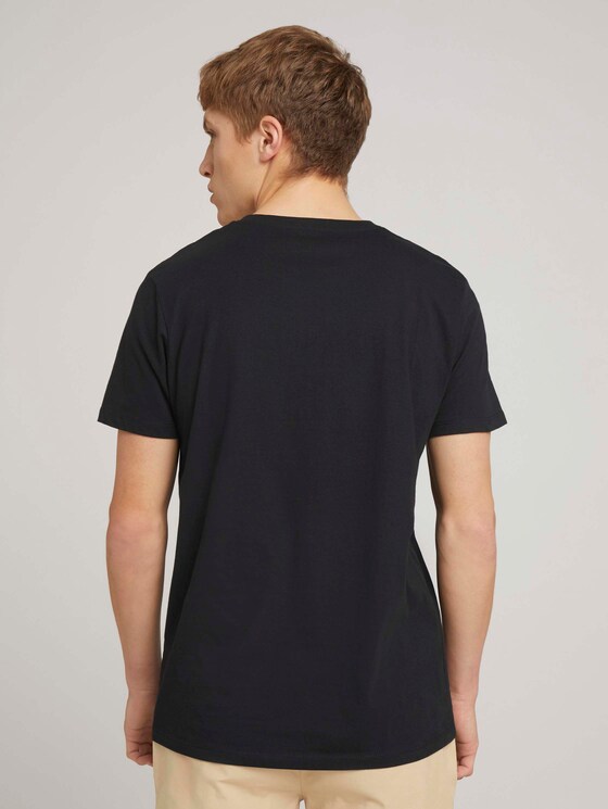 T-Shirt mit Print - Männer - Black T-Shirt mit Print - Männer - Black - 2 - TOM TAILOR Denim
