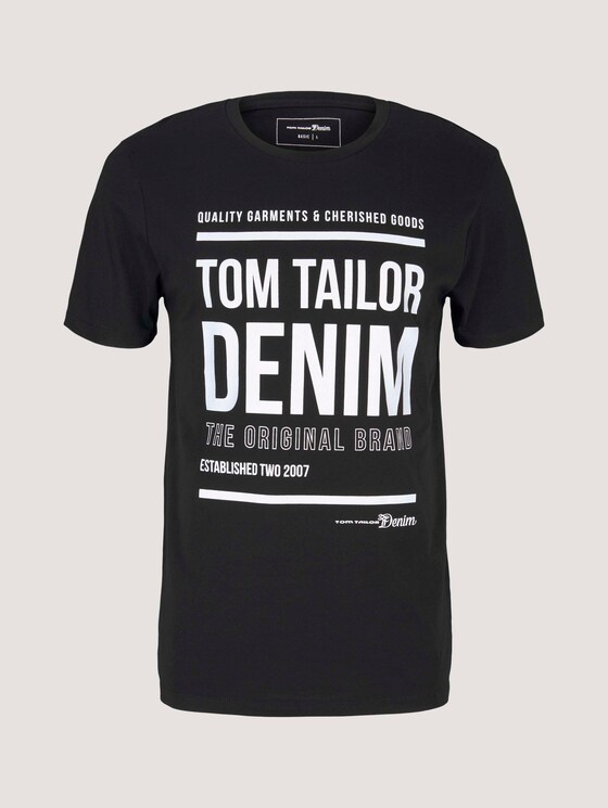 T-Shirt mit Print - Männer - Black T-Shirt mit Print - Männer - Black - 7 - TOM TAILOR Denim