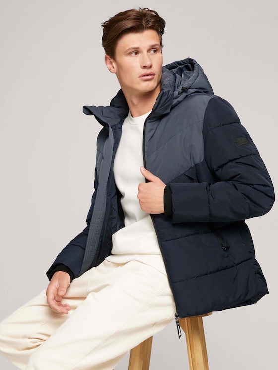 Gesteppte Jacke mit recyceltem Polyester - Männer - Sky Captain Blue Gesteppte Jacke mit recyceltem Polyester - Männer - Sky Captain Blue - 5 - TOM TAILOR Denim