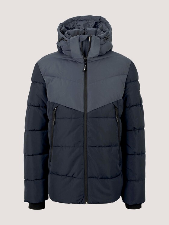 Gesteppte Jacke mit recyceltem Polyester - Männer - Sky Captain Blue Gesteppte Jacke mit recyceltem Polyester - Männer - Sky Captain Blue - 7 - TOM TAILOR Denim