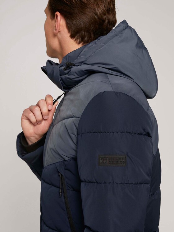 Gesteppte Jacke mit recyceltem Polyester - Männer - Sky Captain Blue Gesteppte Jacke mit recyceltem Polyester - Männer - Sky Captain Blue - 9 - TOM TAILOR Denim