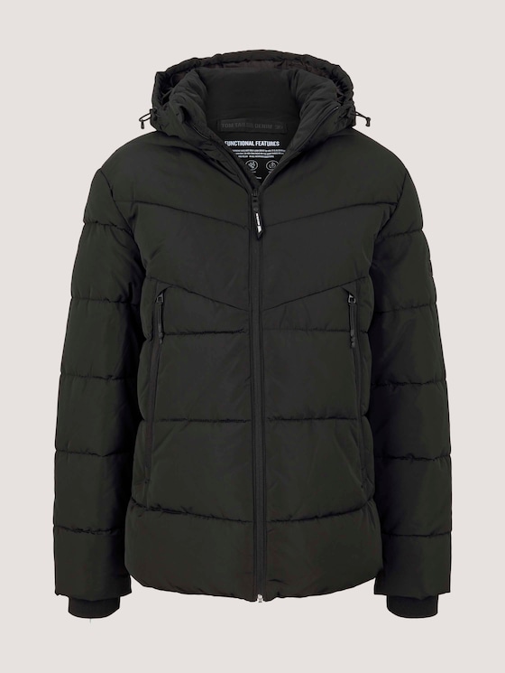 Gesteppte Jacke mit recyceltem Polyester - Männer - Black Gesteppte Jacke mit recyceltem Polyester - Männer - Black - 7 - TOM TAILOR Denim