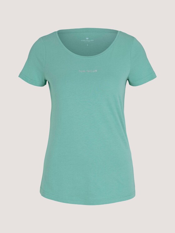 T-Shirt aus Bio-Baumwolle - Frauen - soft leaf green T-Shirt aus Bio-Baumwolle - Frauen - soft leaf green - 7 - TOM TAILOR