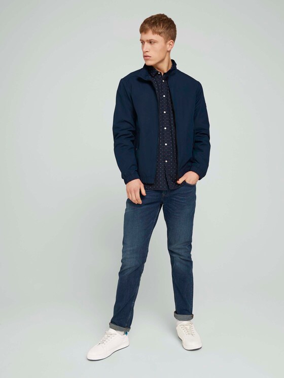 gemustertes Hemd - Männer - navy two tone dot clipper gemustertes Hemd - Männer - navy two tone dot clipper - 3 - TOM TAILOR Denim