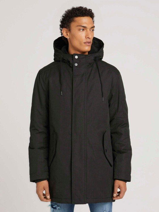 Basic-parka - Mannen - Black Basic-parka - Mannen - Black - 1 - TOM TAILOR Denim