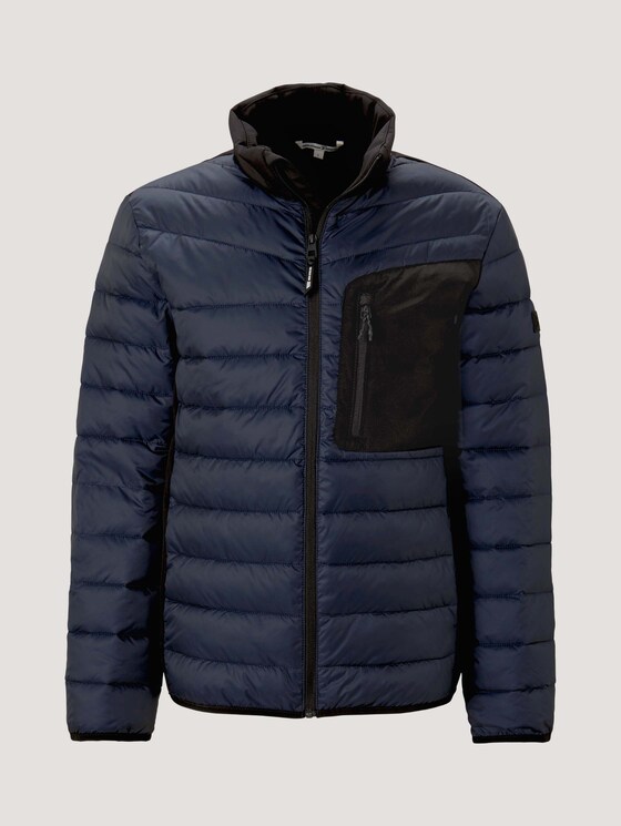 Hybrid Jacke mit Stehkragen - Männer - Sky Captain Blue Hybrid Jacke mit Stehkragen - Männer - Sky Captain Blue - 7 - TOM TAILOR Denim