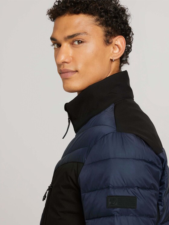 Hybrid Jacke mit Stehkragen - Männer - Sky Captain Blue Hybrid Jacke mit Stehkragen - Männer - Sky Captain Blue - 9 - TOM TAILOR Denim