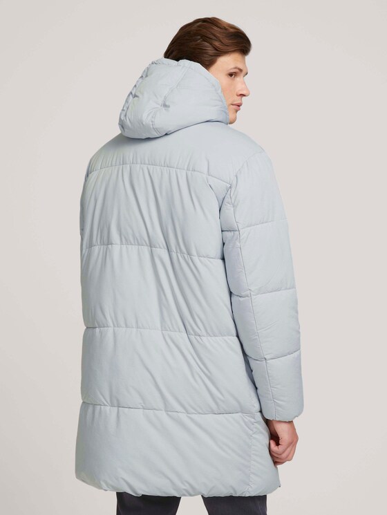 gewatteerde jas met gerecycleerd polyester - Mannen - Pearl Blue Grey gewatteerde jas met gerecycleerd polyester - Mannen - Pearl Blue Grey - 2 - TOM TAILOR Denim