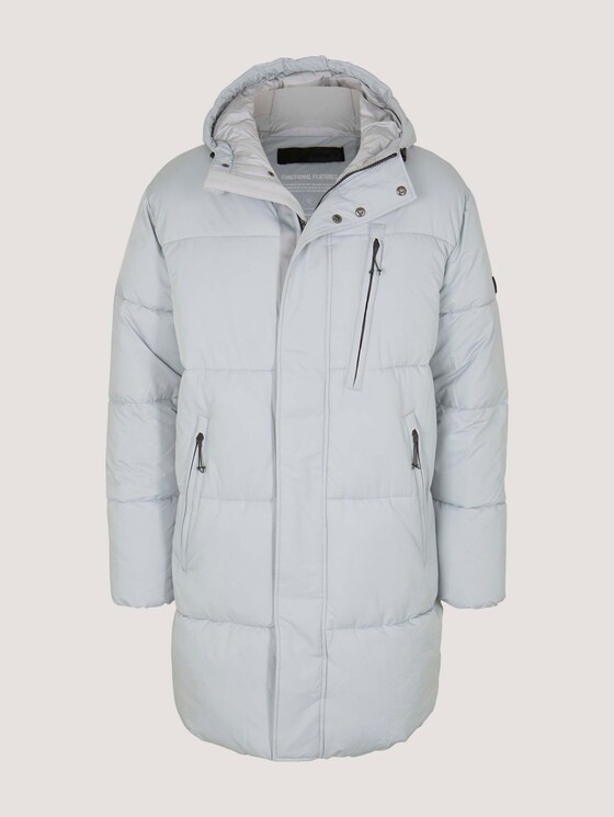 gewatteerde jas met gerecycleerd polyester - Mannen - Pearl Blue Grey gewatteerde jas met gerecycleerd polyester - Mannen - Pearl Blue Grey - 7 - TOM TAILOR Denim