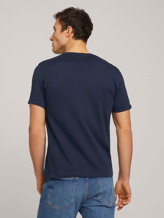 T-Shirt mit Print - Männer - Dark Blue T-Shirt mit Print - Männer - Dark Blue - 2 - TOM TAILOR