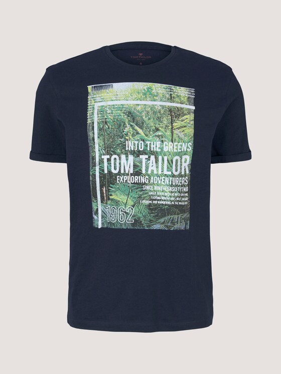 T-Shirt mit Print - Männer - Dark Blue T-Shirt mit Print - Männer - Dark Blue - 7 - TOM TAILOR