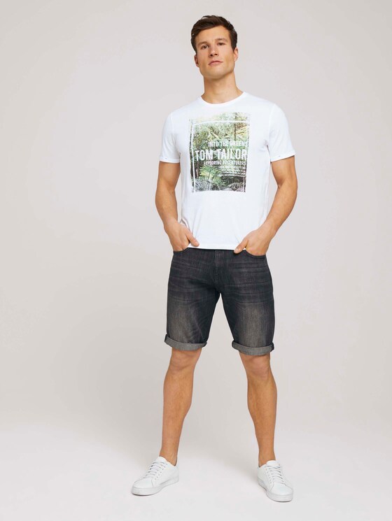 T-Shirt mit Print - Männer - White T-Shirt mit Print - Männer - White - 3 - TOM TAILOR