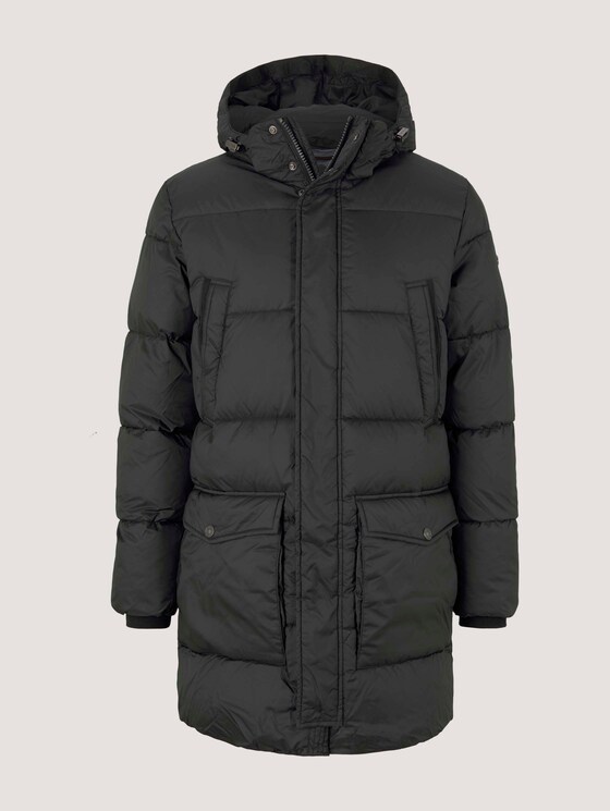 puffermantel van gerecycled polyester - Mannen - Black puffermantel van gerecycled polyester - Mannen - Black - 7 - TOM TAILOR