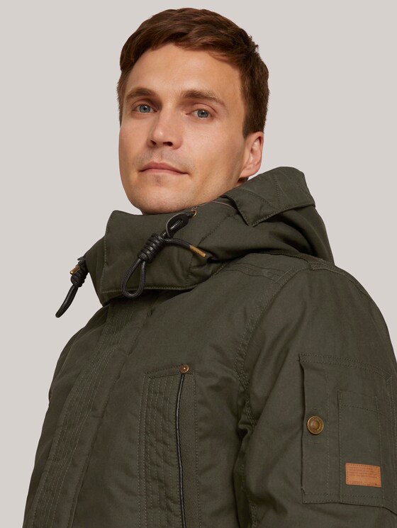 Parker with a hood - Men - Shadow Olive Parker with a hood - Men - Shadow Olive - 9 - TOM TAILOR