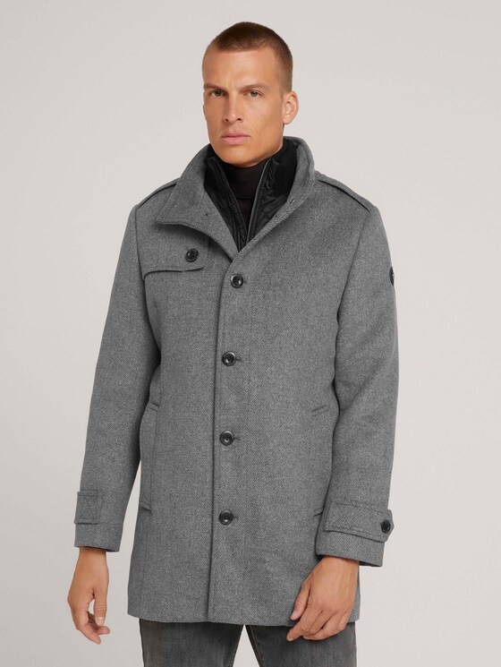 grey wool jacket mens