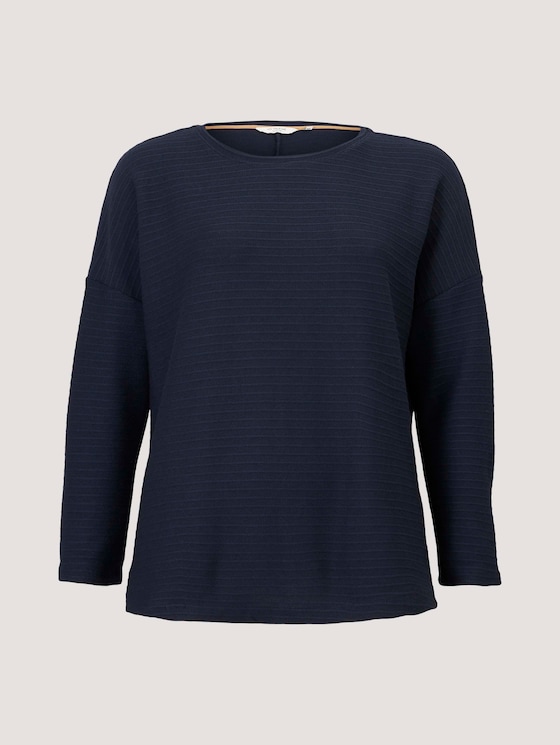 Plus - Shirt mit Fledermausärmeln - Frauen - Sky Captain Blue Plus - Shirt mit Fledermausärmeln - Frauen - Sky Captain Blue - 7 - My True Me