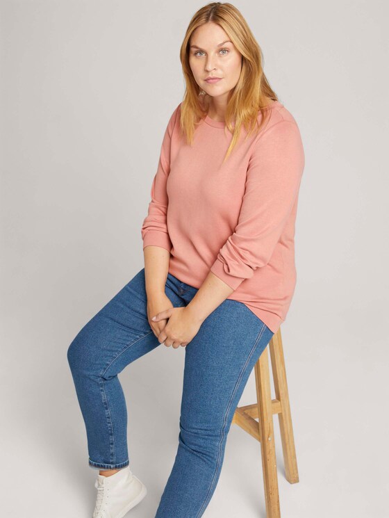 Plus - Basic Sweatshirt - Frauen - Dusty Rose Pink Plus - Basic Sweatshirt - Frauen - Dusty Rose Pink - 5 - My True Me
