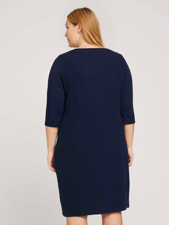 Gestructureerde sweatjurk - Vrouwen - Sky Captain Blue Gestructureerde sweatjurk - Vrouwen - Sky Captain Blue - 2 - My True Me