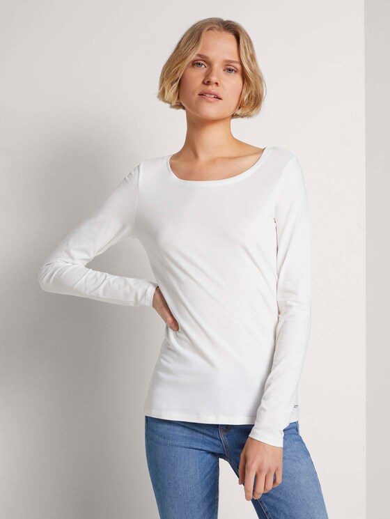 Doppelpack Langarmshirts - Frauen - Real Navy Blue Doppelpack Langarmshirts - Frauen - Real Navy Blue - 1 - TOM TAILOR Denim