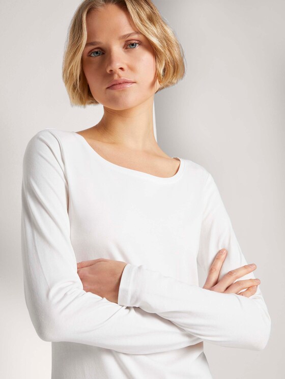 Doppelpack Langarmshirts - Frauen - Real Navy Blue Doppelpack Langarmshirts - Frauen - Real Navy Blue - 9 - TOM TAILOR Denim