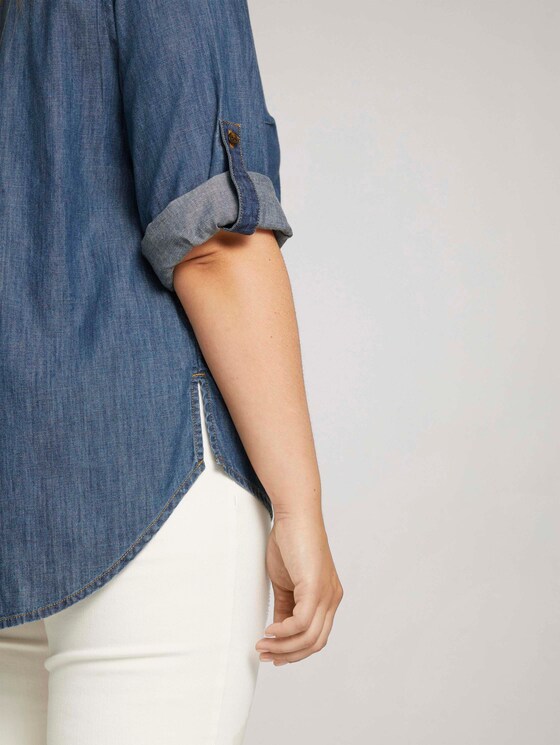 Curvy - Jeansblouse - Vrouwen - Blue Denim Curvy - Jeansblouse - Vrouwen - Blue Denim - 9 - My True Me