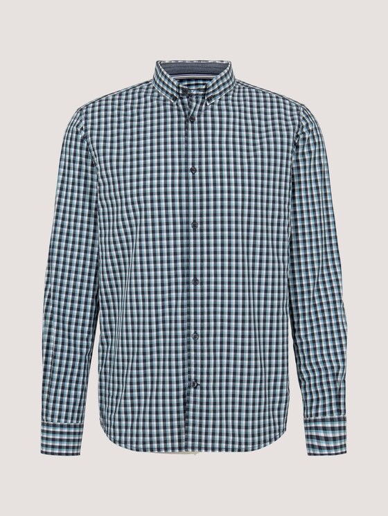 Kariertes Hemd - Männer - navy-blue-offwhite-small-check Kariertes Hemd - Männer - navy-blue-offwhite-small-check - 7 - TOM TAILOR