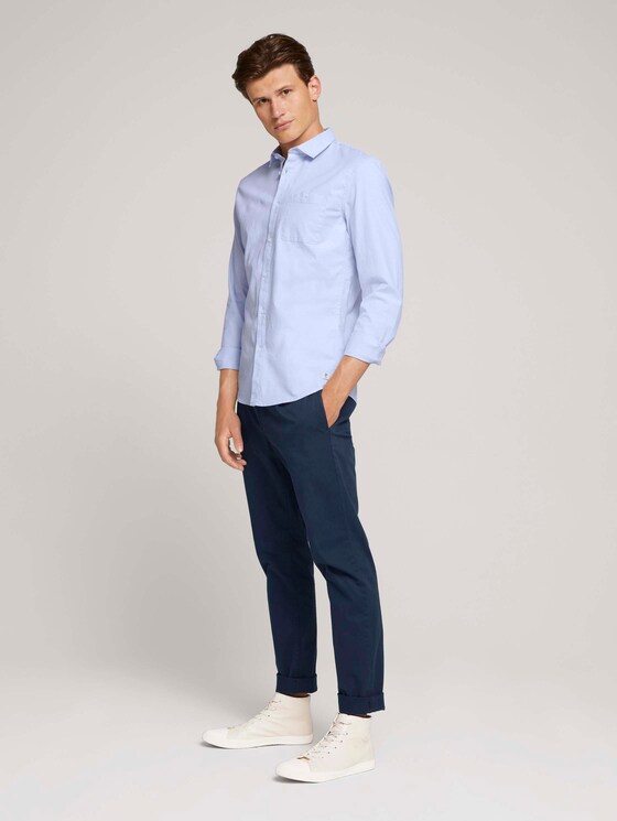 overhemd van biologisch katoen - Mannen - light blue white oxford overhemd van biologisch katoen - Mannen - light blue white oxford - 3 - TOM TAILOR Denim