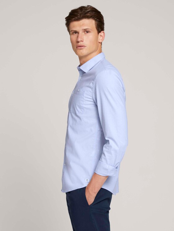overhemd van biologisch katoen - Mannen - light blue white oxford overhemd van biologisch katoen - Mannen - light blue white oxford - 5 - TOM TAILOR Denim