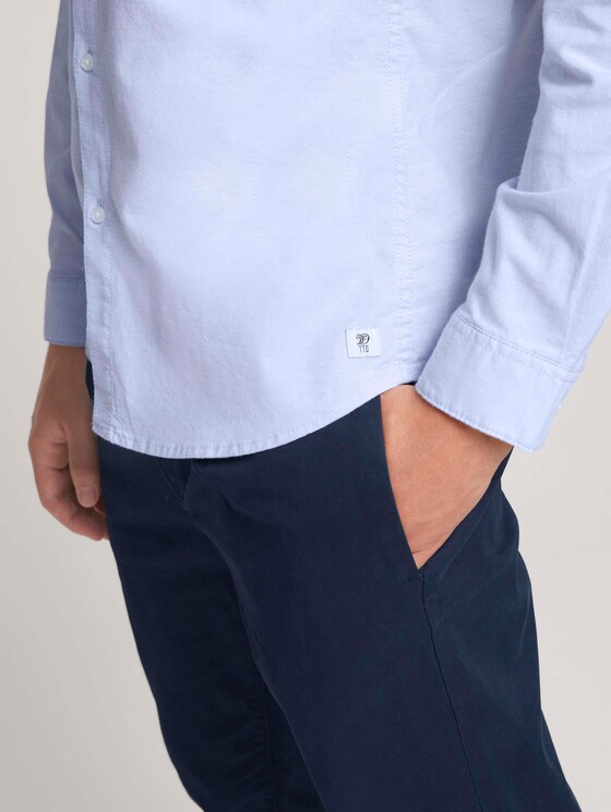 overhemd van biologisch katoen - Mannen - light blue white oxford overhemd van biologisch katoen - Mannen - light blue white oxford - 9 - TOM TAILOR Denim