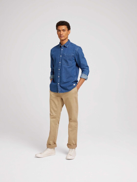 Jeanshemd - Männer - Clean Mid Stone Blue Denim Jeanshemd - Männer - Clean Mid Stone Blue Denim - 3 - TOM TAILOR Denim