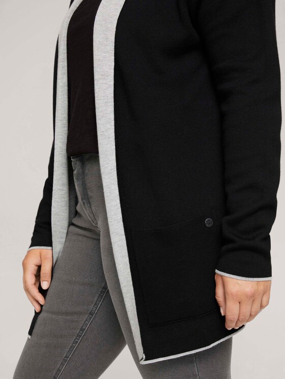 Plus - Cardigan mit Kapuze - Frauen - deep black Plus - Cardigan mit Kapuze - Frauen - deep black - 10 - My True Me