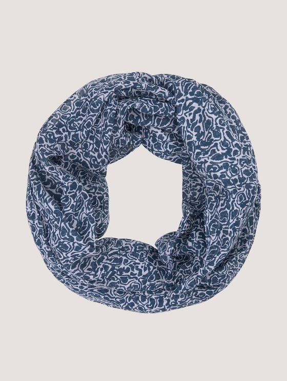 Gemusterter Schlauchschal - Frauen - blue offwhite minimal Gemusterter Schlauchschal - Frauen - blue offwhite minimal - 7 - TOM TAILOR