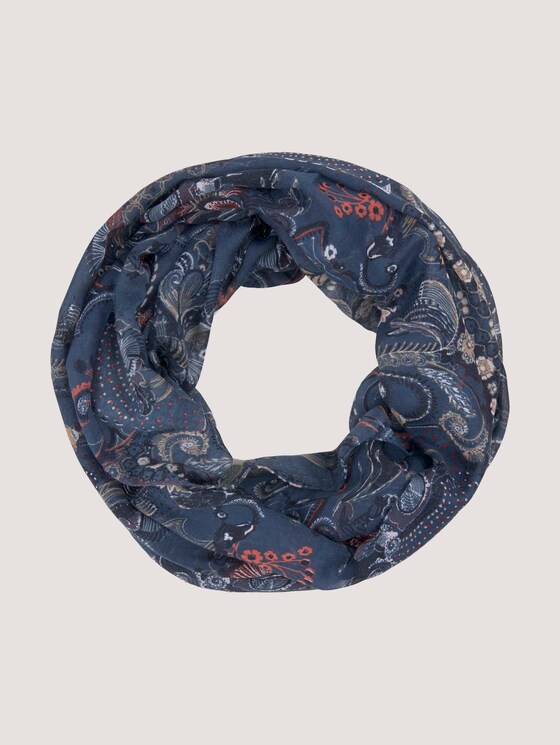Buissjaal met patroon - Vrouwen - blue apricot paisley design Buissjaal met patroon - Vrouwen - blue apricot paisley design - 7 - TOM TAILOR
