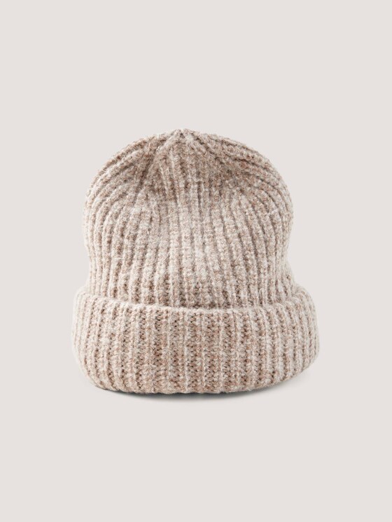 Mottled beanie - Women - french clay beige melange Mottled beanie - Women - french clay beige melange - 7 - TOM TAILOR