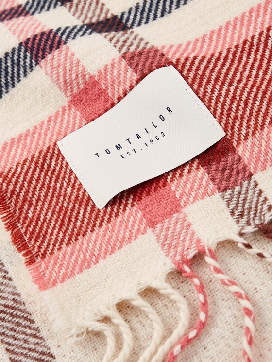 Checkered reversible scarf - Women - cozy pink Checkered reversible scarf - Women - cozy pink - 9 - Tom Tailor E-Shop Kollektion