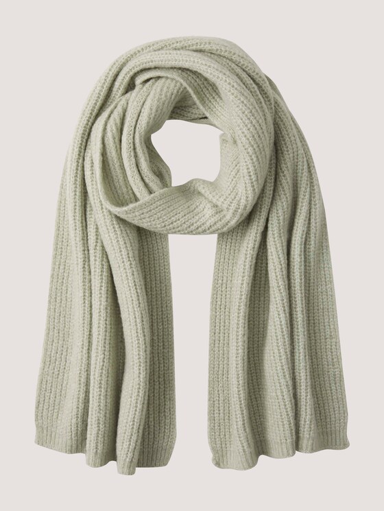 Rippstrick Schal - Frauen - soft greyish green Rippstrick Schal - Frauen - soft greyish green - 7 - TOM TAILOR