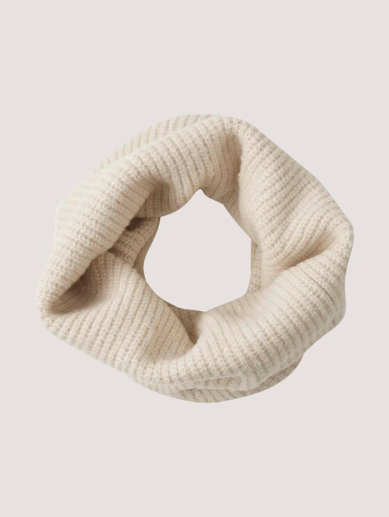 Gestrickter Schlauchschal - Frauen - cold beige Gestrickter Schlauchschal - Frauen - cold beige - 7 - TOM TAILOR