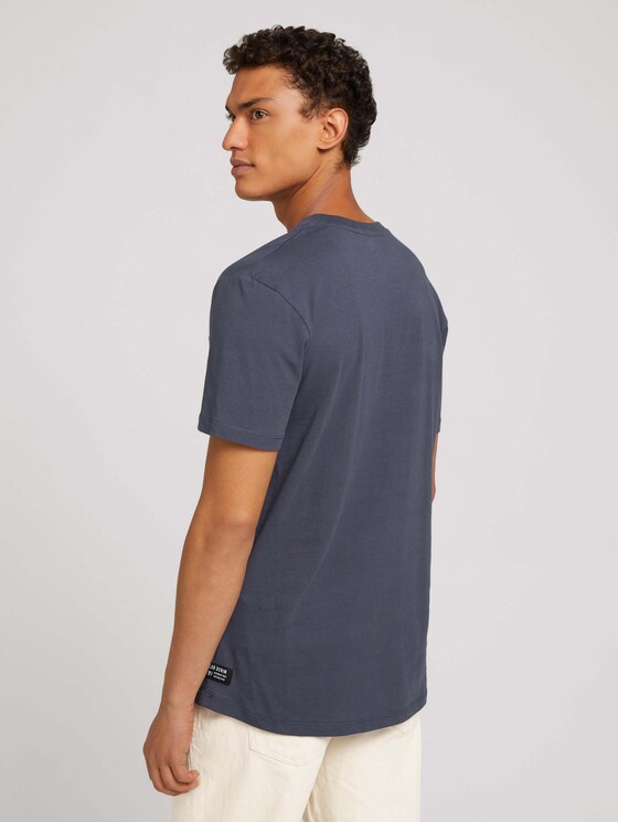 T-Shirt mit Brusttasche - Männer - Blueish Grey T-Shirt mit Brusttasche - Männer - Blueish Grey - 2 - TOM TAILOR Denim