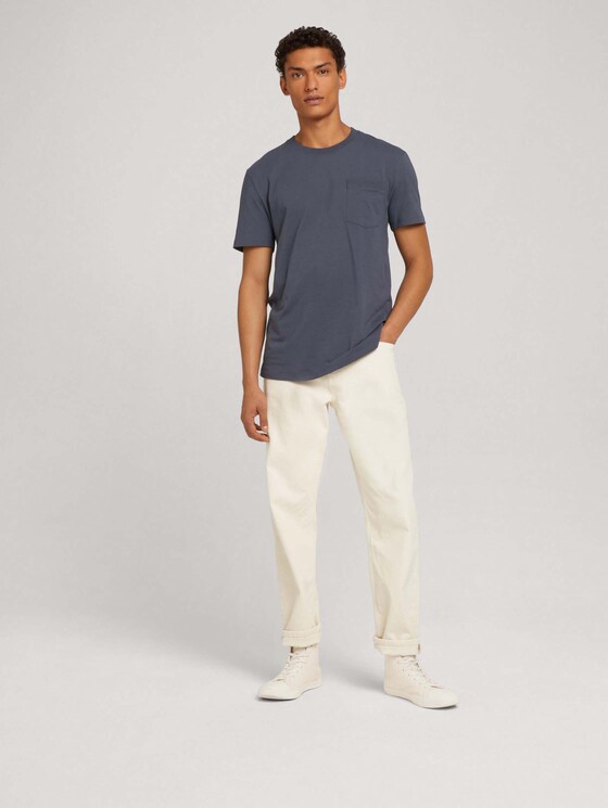 T-Shirt mit Brusttasche - Männer - Blueish Grey T-Shirt mit Brusttasche - Männer - Blueish Grey - 3 - TOM TAILOR Denim