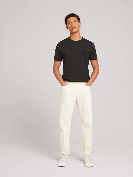 T-Shirt mit Brusttasche - Männer - Black T-Shirt mit Brusttasche - Männer - Black - 3 - TOM TAILOR Denim